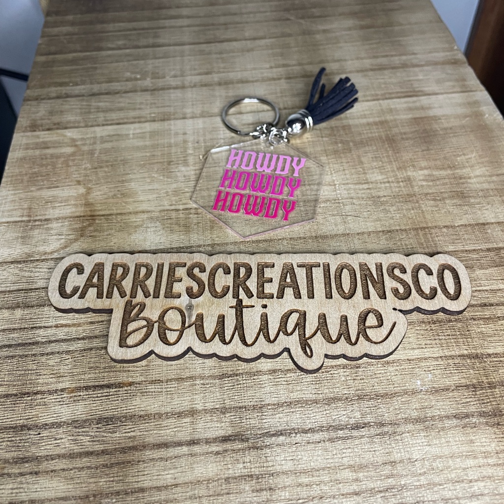 Carriescreationsco Boutique Keychain Carriescreationsco Boutique Keychain